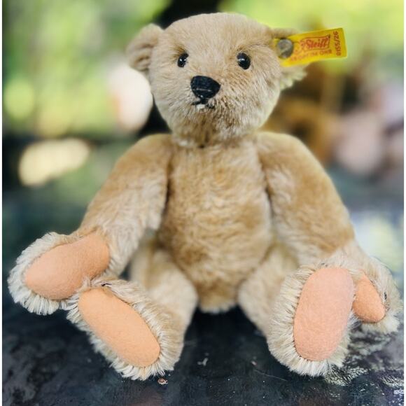 Steiff Replica 1904 Margaret Woodbury Strong Mohair Teddy Bear 9" 155/26 1984 - Picture 5 of 6